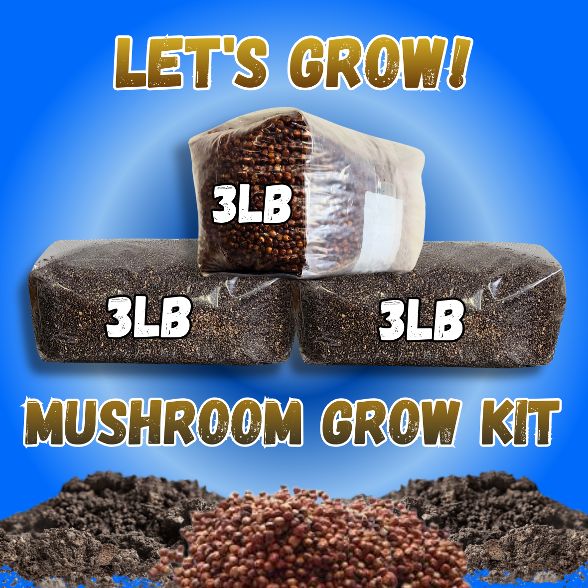 Mushroom Grow Kit / Refill Bundle